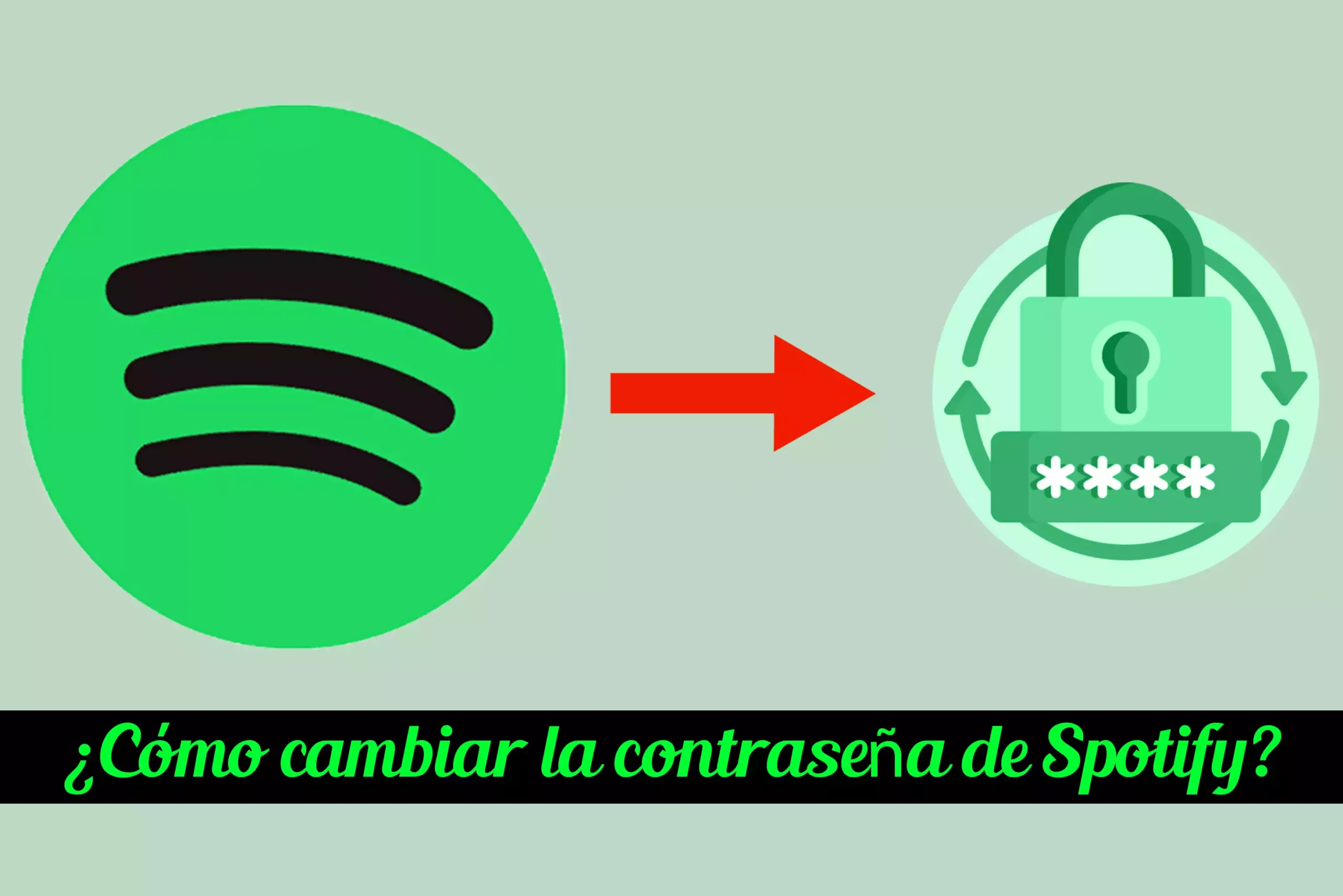 Cambiar contraseña en Spotify
